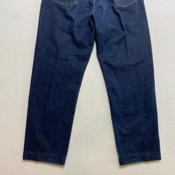 Vintage Polo Jeans Co Men's 30 Blue Denim Pants Loose Fit 90s Y2K - Picture 9 of 10